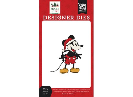 Echo Park Paper - Designer Dies - Mouse and Me - Christmas - Merry Mouse