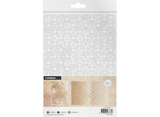Studio Light Printed Acetate Sheets - Cottage Christmas
