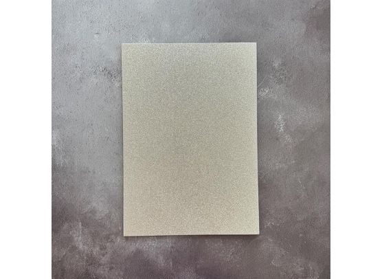 Paper Favourites - Glitter Cardstock A4 - 250 gsm - Fine Silver - 5 sheets