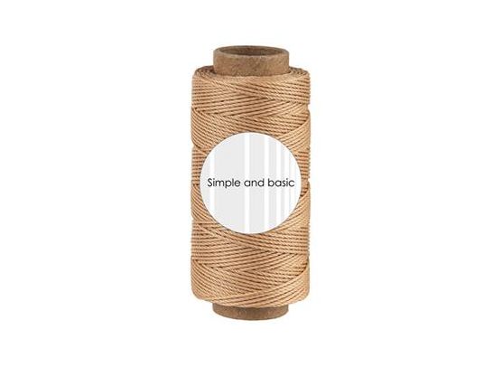 Simple and Basic - Polyester tråd - Calm red - 0,5mm x 50m