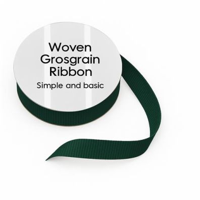 Simple and Basic - Grosgrain Ribbon - Ivory - 8 mm x 10m