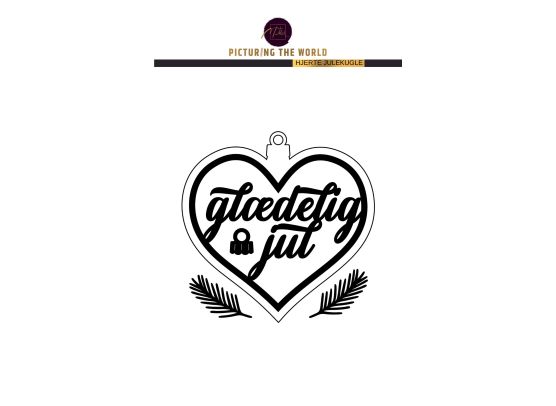 PTW Design Dies - HJerte glædelig jul