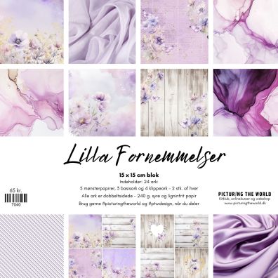 PTW Design Lilla fornemmelser 15 x 15 cm blok