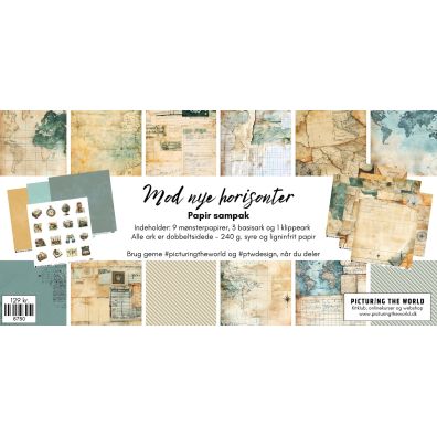 PTW Design Mod nye Horisonter - 12x12 Papir Sampak