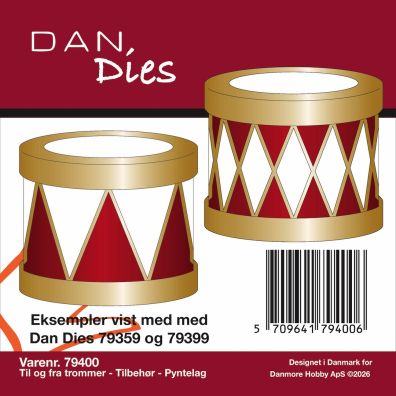 Dan Dies - Til og fra trommer - Tilbehør - Pyntelag
