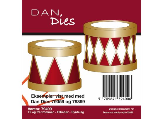 Dan Dies - Til og fra trommer - Tilbehør - Pyntelag
