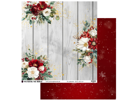 PTW Design - Varm Julemagi - En julebuket 12x12 mønsterpapir