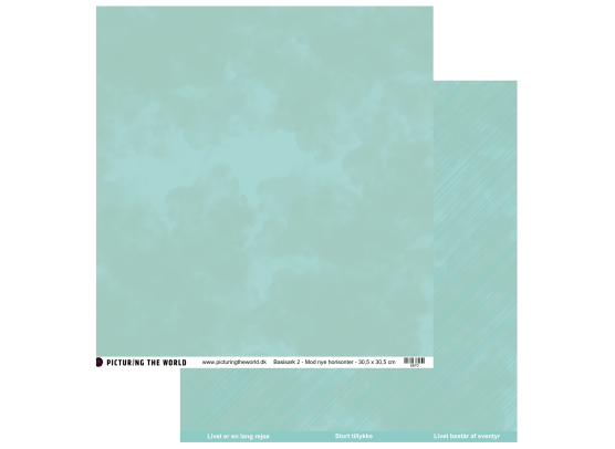 PTW Design - Mod nye horisonter - Basisark 2 - 12x12 mønsterpapir