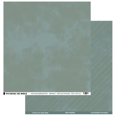 PTW Design - Mod nye horisonter - Basisark 1 - 12x12 mønsterpapir