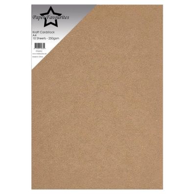 Paper Favourites - Pearl Paper A4 - 250 gsm - Rusty Brown