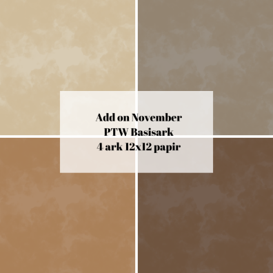 Add on November - PTW Design - November Basis sampak - sælges kun til kitklubmedlemmer