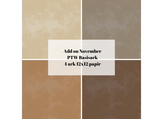 Add on November - PTW Design - November Basis sampak - sælges kun til kitklubmedlemmer