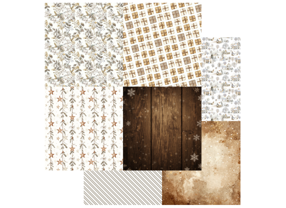 Add on November - PTW Design - 6x6 November Kit 2026 Papirsampak - 6 ark 12x12 - Sælges kun til kitklubmedlemmer