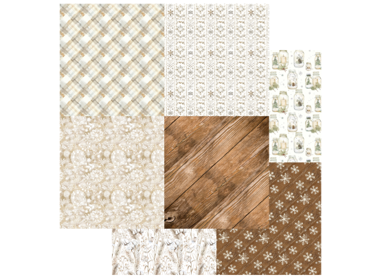 Add on November - PTW Design - 6x6 November Kit 2026 Papirsampak - 6 ark 12x12 - Sælges kun til kitklubmedlemmer