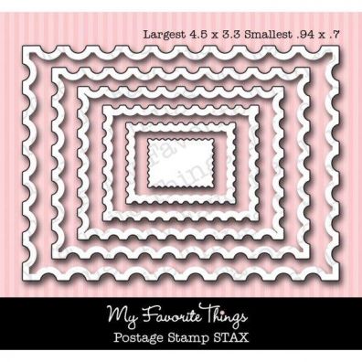 My Favorite Things/ Die-namics Dies Postage Stamp stax