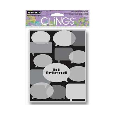 Hero Arts Background Cling stamp Hi Friend