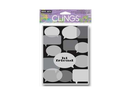 Hero Arts Background Cling stamp Hi Friend