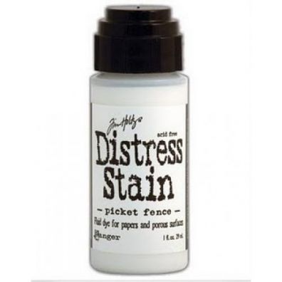 Distress Stain Picket Fence