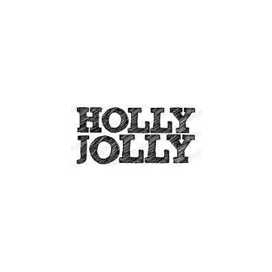 Impression Obsession Cling Stempel - Holly Jolly