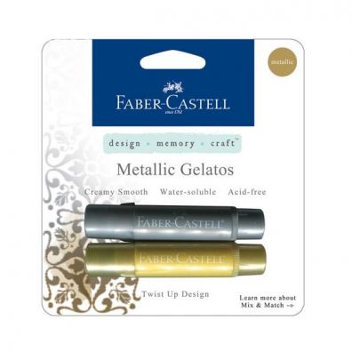 Faber Castell Color Gelatos Metallic Gold & Silver
