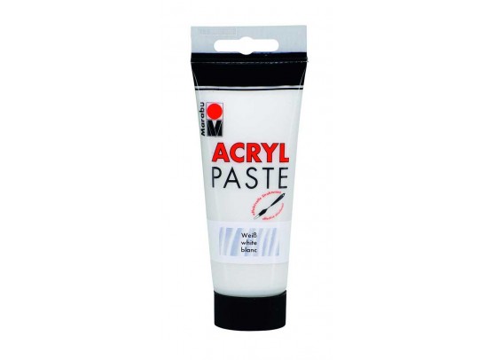 Acryl paste/ modellingpaste Hvid