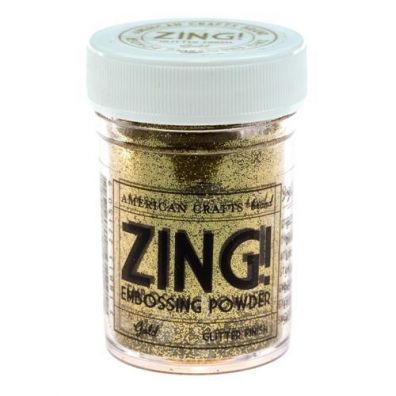 Zing Embossing pulver Gold Glitter