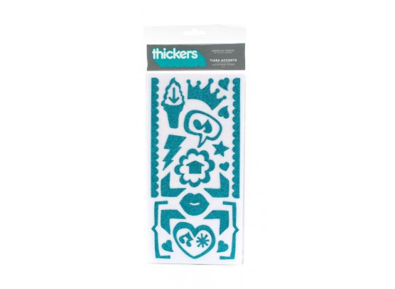 Thickers Tiara Accent Aqua