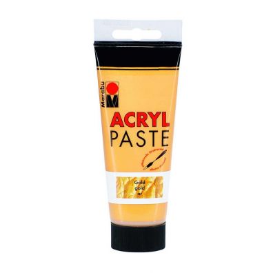 Acryl paste/ modellingpaste Guld