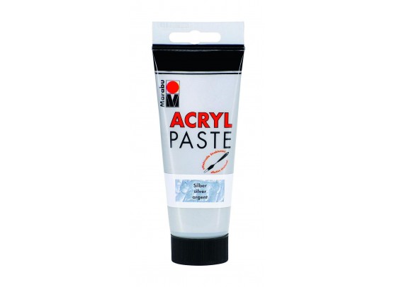 Acryl paste/ modellingpaste Sølv