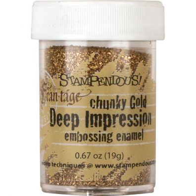 Stampendous Chunky Gold Deep Impression embossing enamel