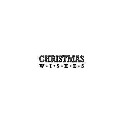 Impression Obsession Cling Stempel - Christmas Wishes