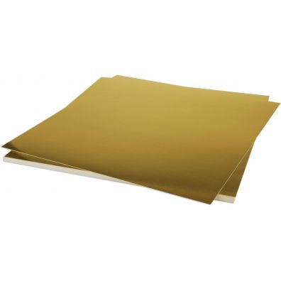 Blankt Guld karton 12x12"