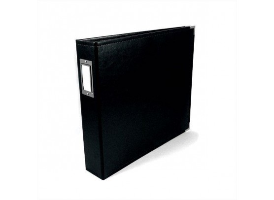 We R Memorykeepers Classic Leather Album 12x12 - Black