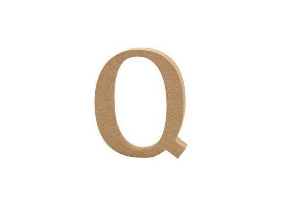 Bogstav i MDF - Q