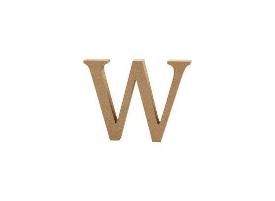 Bogstav i MDF - W