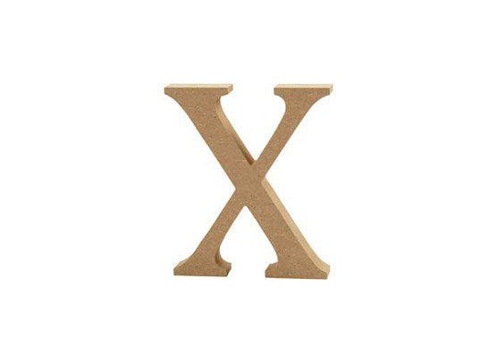Bogstav i MDF - X