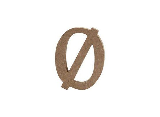 Bogstav i MDF - Ø