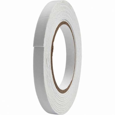 3D Foam Tape 12 mm x 5 m - 2mm tyk