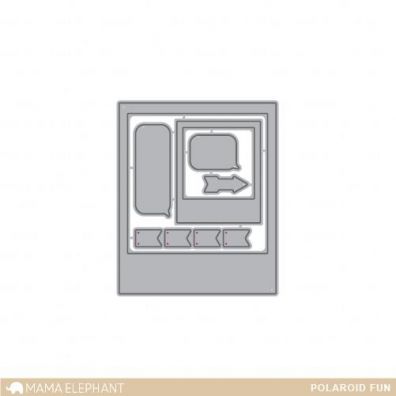 Mama Elephant Creative Cuts - Polaroid Fun Cuts