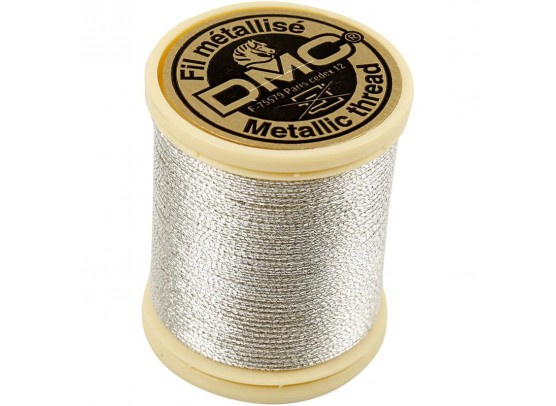 DMC Tråd - sølv 0,8mm - 40m