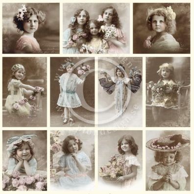 From Grandmas Attic - Girls Klippeark fra Pion Des
