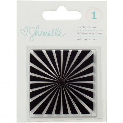 American Crafts Burst Clear Stamp