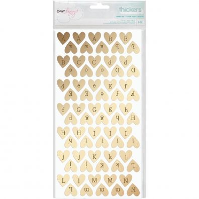 Thickers Sparkling Heart foil letters