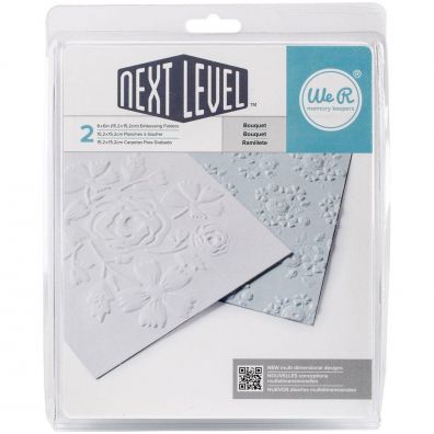 We R memorykeepers Next Level Embossing folders - Bouquet