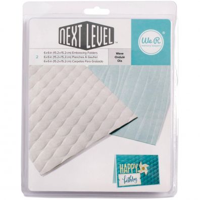 We R memorykeepers Next Level Embossing folders - Wave