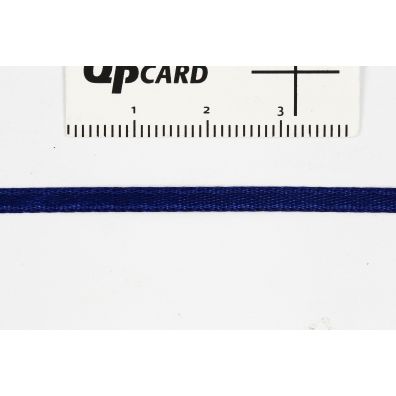 Happy Moment Satinbånd 3mm x 15m - Blå