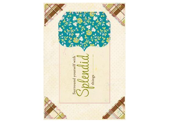 Splendid Headlines Diecuts fra Authentique