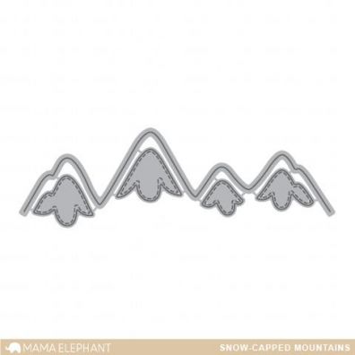 Mama Elephant Creative Cuts - Snow Capped Mountains