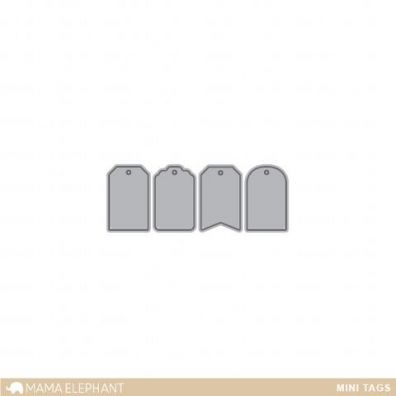 Mama Elephant Creative Cuts - Mini Tags