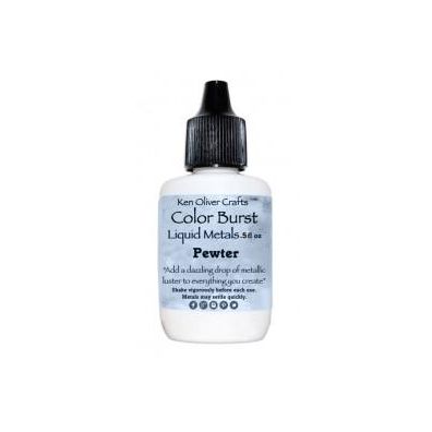 Color Burst Liquid Metals - Pewter